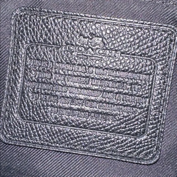 Coach Midnight Black Leather Satchel - Picture 4 of 7